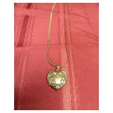 89 Sterling Puffy Heart Locket