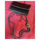 113 Black Necklace With Cameo Clasp