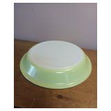 Pyrex lime green pie plate