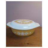 Pyrex Butterfly Gold