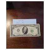 25 1950E ten dollar bill