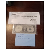 32 1957A star note silver certificate one dollar 32 1957A star note silver certificate one dollar