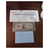 33 1928F red seal two dollar bill 33 1928F red seal two dollar bill