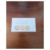 37 3 silver quarters 1936,1954D,1956 37 3 silver quarters 1936,1954D,1956