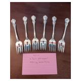 61 6 towle old master sterling salad forks 61 6 towle old master sterling salad forks