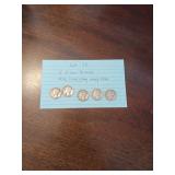 78 5 silver dimes 1943,1944,1944,1944 1944 78 5 silver dimes 1943,1944,1944,1944 1944