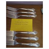 161 6 Sterling Dinner Forks international wild rose 161 6 Sterling Dinner Forks international wild rose