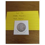 166 1958D Franklin half dollar 166 1958D Franklin half dollar