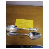 1971 2 international wild rose sterling serving spoons 1971 2 international wild rose sterling serving spoons