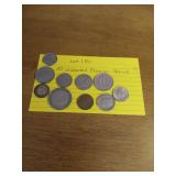 180 10 assorted foreign coins 180 10 assorted foreign coins