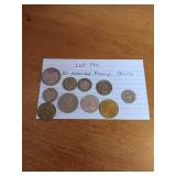 190 10 assorted foreign coins 190 10 assorted foreign coins