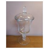 Heisey plantation tall candy dish