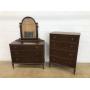 2 Pc. Mahogany Bedroom Suite