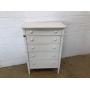 White Painted Tall Chest