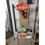 Early Coca Cola Display Rack with Bottles