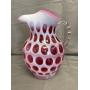 Coinspot Art Glass Pitcher