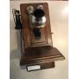 Antique Oak Wall Phone