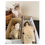 Danbury Mint and Porcelain Dolls