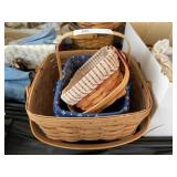 (3) Longaberger Baskets