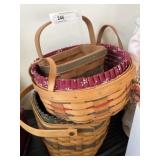 (3) Longaberger Baskets