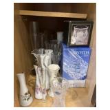Glass and Porcelain Vases