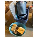 Storage Tote, Waste Cans, Cigar Boxes