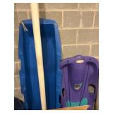 (2) Plastic Sleds