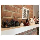 Porcelain, Wood and Composition Figurines