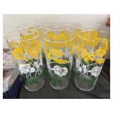 (6) Vintage Ice Tea Tumblers