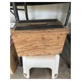 Plastic and Wooden Step Stools