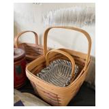 (4) Longaberger Baskets