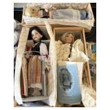 (3) Knowles Porcelain Dolls