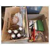 Kitchen Cutlery, Lamp Oil, Egg Plate