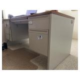 Double Pedestal Metal Office Desk