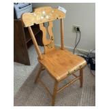Painted Plank Seat Chair