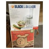Kitchen Scale with Mini Food Processor