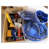 (2) Boxes of Sleeping Bags and Flashlights