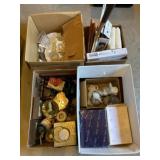 Fostoria Glassware, Porcelain Figurines, etc.