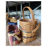 Longaberger and Royce Craft Woven Baskets