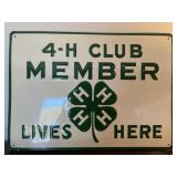 4H Tin Sign