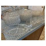 Fostoria American Pattern Serving Plates, etc.