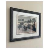 Framed Public Auction Photograph