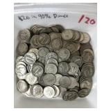 $20.00 in 90% Silver Dimes