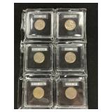 (6) Buffalo Nickels, 1916-1917