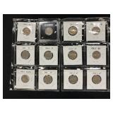 (12) Buffalo Nickels, 1928-1931