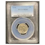1935 Buffalo Nickel, MS64