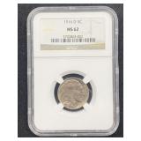 1916-D Buffalo Nickel MS 62