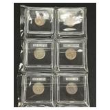 (6) Buffalo Nickels, 1921-1924