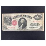 1917 $1.00 Red Seal Large Note