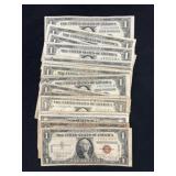 $39.00 in Silver Certificates, Hawaii Notes, etc.